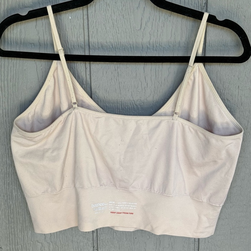 Boohoo Plus Cream Colored Bra, Size 24/26 - Picture 6 of 7